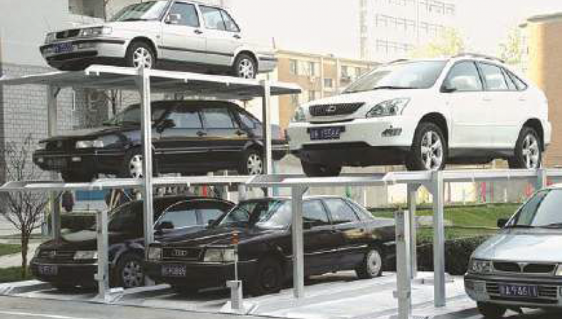HỆ CẦU NÂNG 3 TẦNG DẠNG ĐƠN VỚI HỐ HẦM (PARKING LIFT WITH PIT)